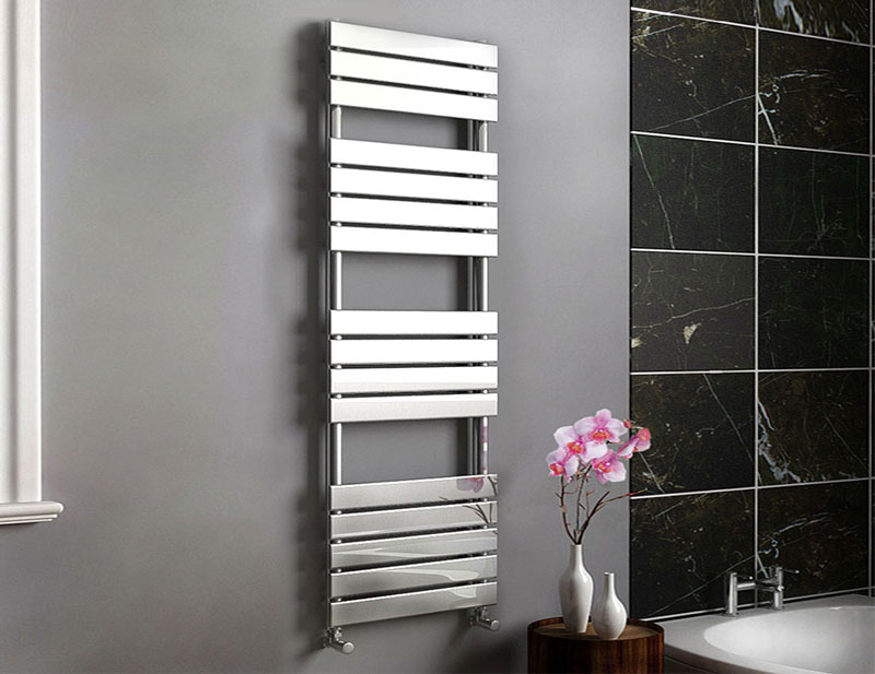 Click here to view and / or buy the Synergy Sahara Flat Panel Chrome Designer Bathroom Radiator